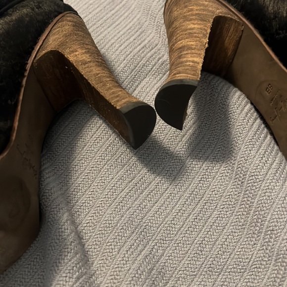 Elizabeth and James pointed toe ankle boots velvet  SZ 8 club wear going out - Picture 9 of 14